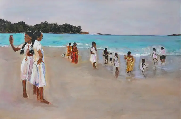 Dämmerung am Strand – 1. Teil des Triptychons