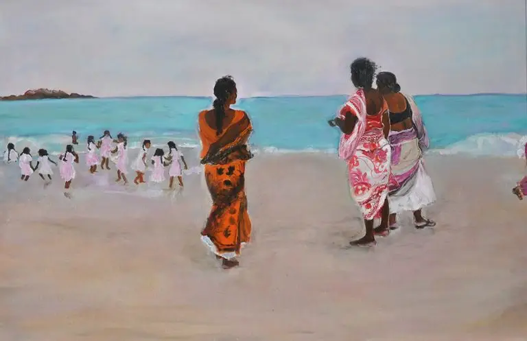 Dämmerung am Strand – 2. Teil des Triptychons