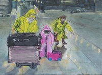 Die Reisenden, Acryl auf Leinwand,(50X50)